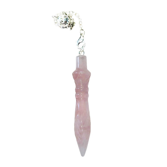 Pendolo in quarzo rosa – egizio Thot