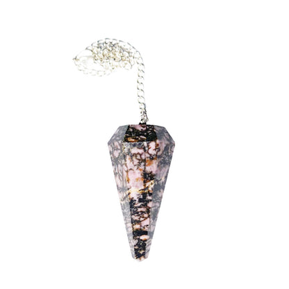 Pendolo in rodonite – Esagonale