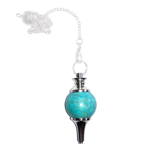 Pendolo in turchese stabilizzata – Sfera