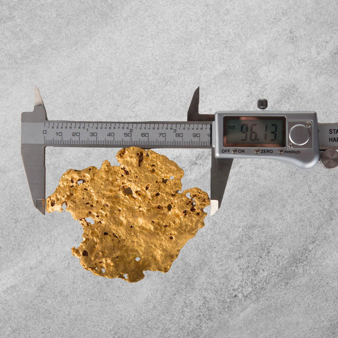 Pepite d'oro – 9.6 cm x 7.8 cm x 0.9 cm – 259.59 g