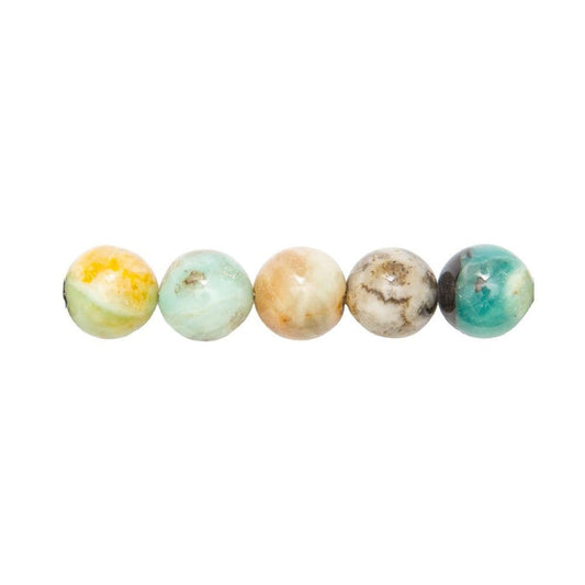 Perla di amazzonite multicolore – 10 mm