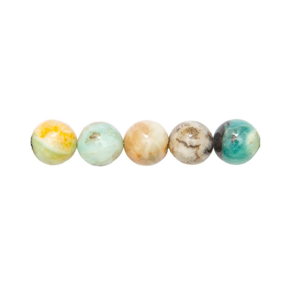 Perla di amazzonite multicolore – 14 mm