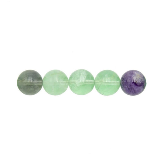 Perla di fluorite multicolore – 8 mm