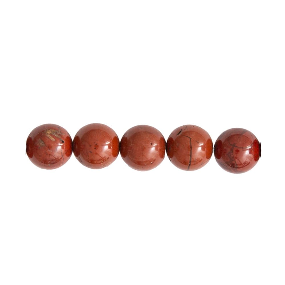 Perla di diaspro rosso – 10 mm
