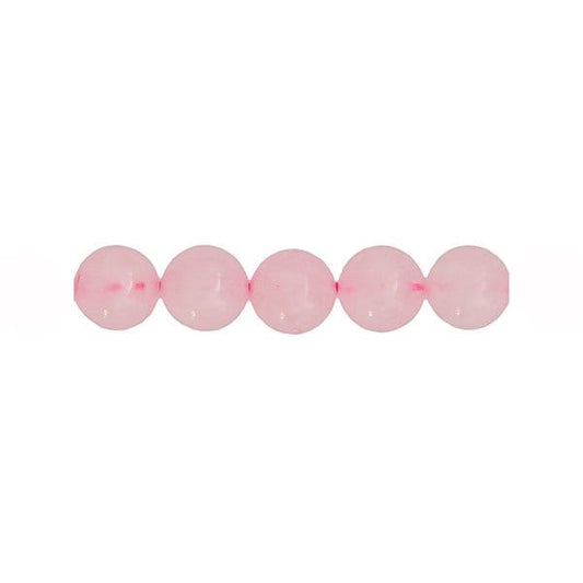 Perla di quarzo rosa – 8 mm