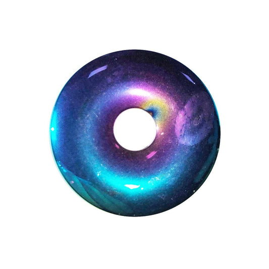 Pi cinese in ematite arcobaleno – 30 mm