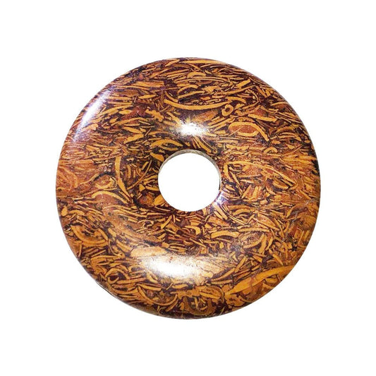 Pi cinese in diaspro pelle di serpente – 40 mm