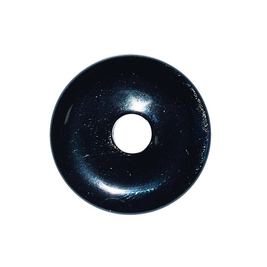 Pi cinese in ossidiana argentata – 30 mm