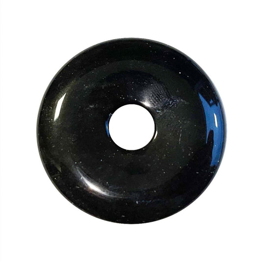 Pi cinese in ossidiana argentata – 40 mm