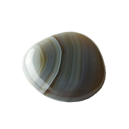 Pietre piatte singole di agata Botswana