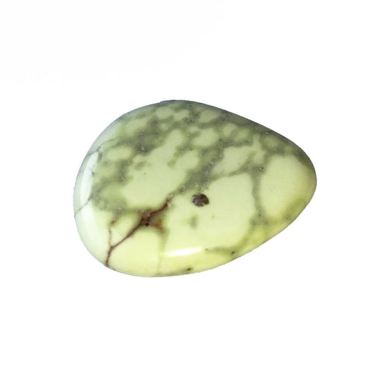 Pietre piatte singole di crisopale limone