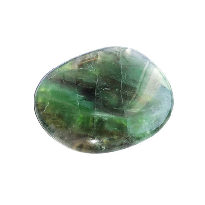 Pietre piatte singole di fluorite multicolore