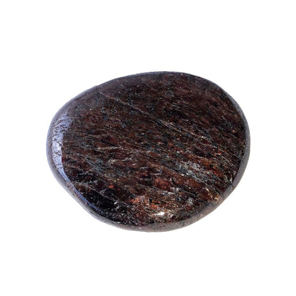 Pietre piatte singole di granato rosso