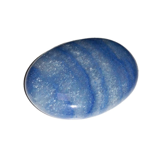 Pietre piatte singole di quarzo blu