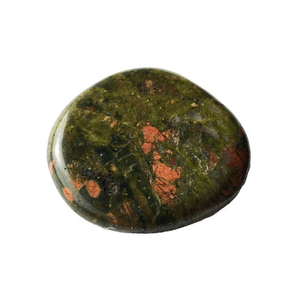 Pietre piatte singole di unakite