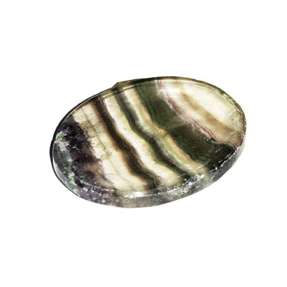 Pietra pollice di fluorite multicolore