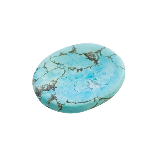 Pietra pollice di howlite blu
