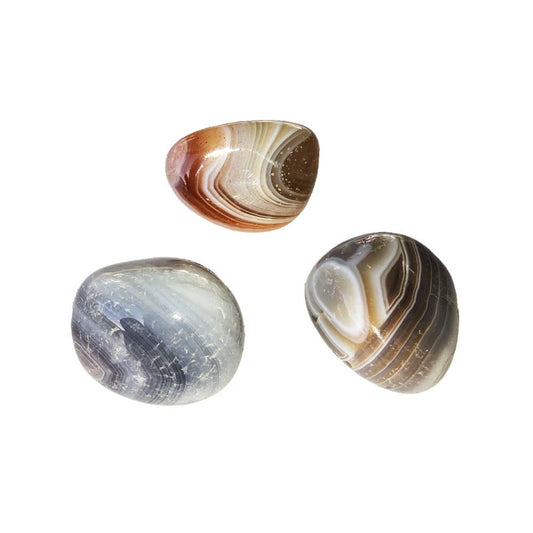 Pietre burattate 1 kg di agata Botswana