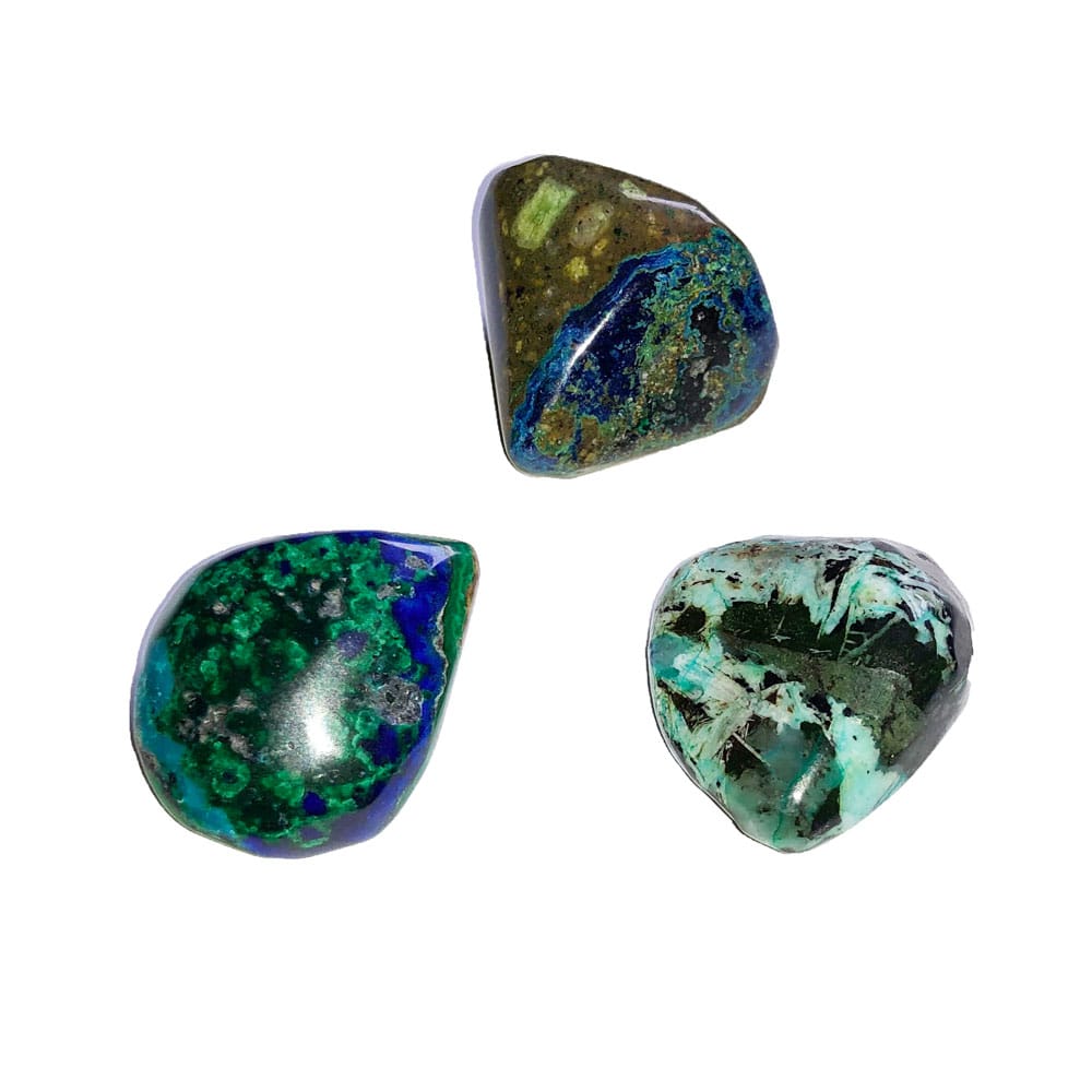 Pietre burattate 500 g di azzurrite Malachite
