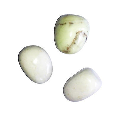 Pietra burattata di crisopale limone