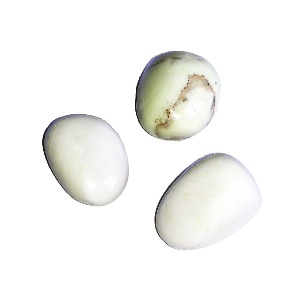 Pietra burattata di crisopale limone