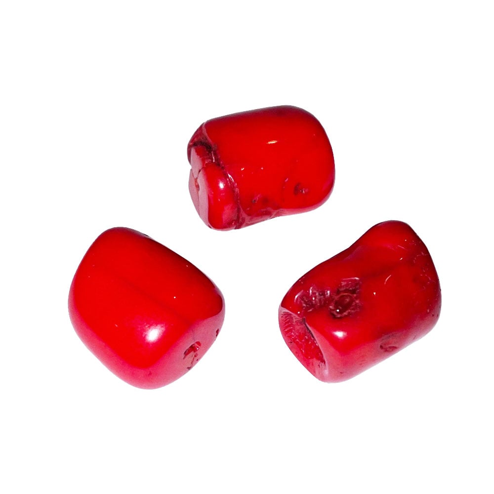 Pietre burattate 1 kg di corallo rosso