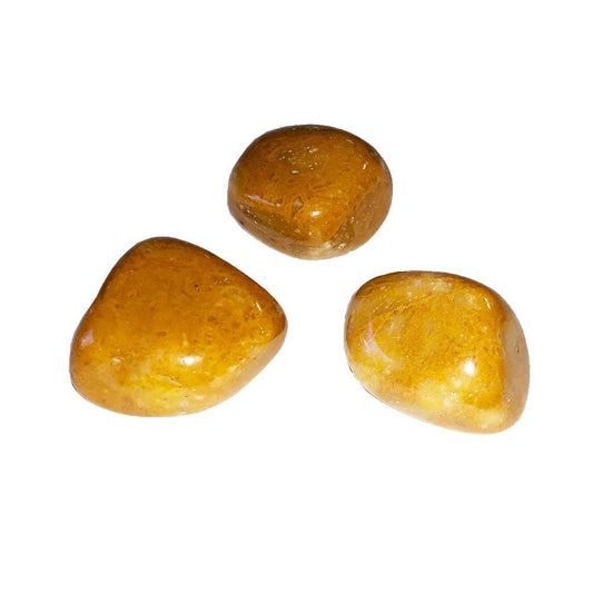 Pietre burattate 1 kg di diaspro giallo
