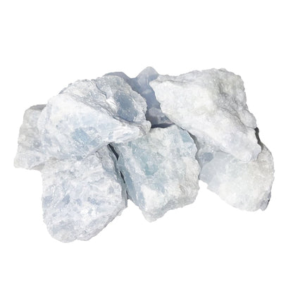 Pietre grezze 1 kg di calcite blu