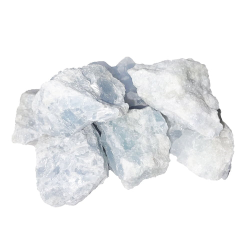 Pietre grezze 1 kg di calcite blu