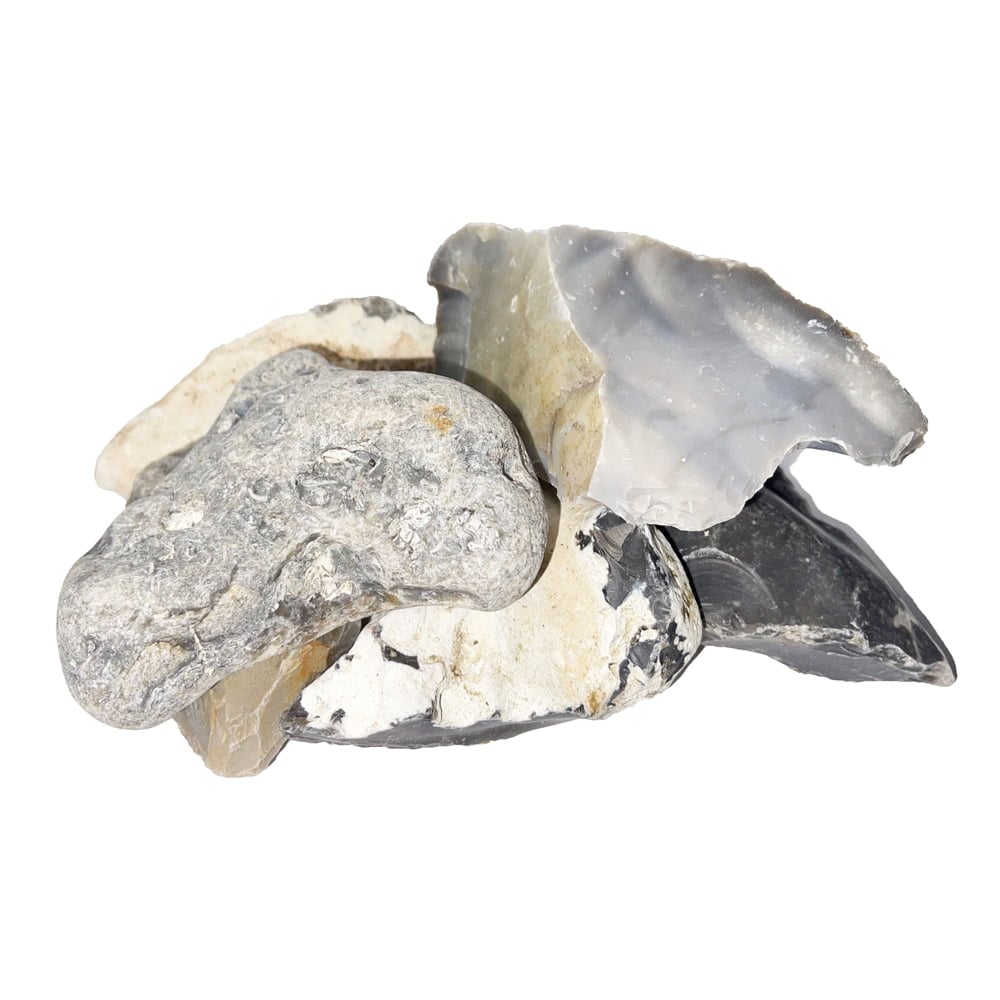 Pietre grezze 1 kg di selce