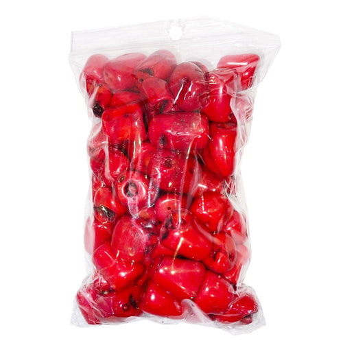 Pietre burattate 500 g di corallo rosso