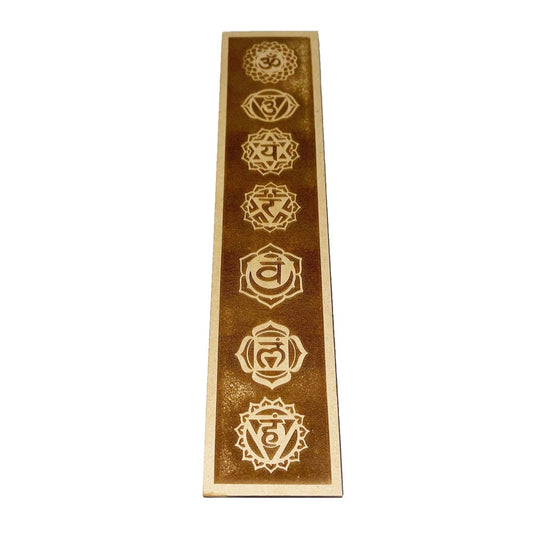 Piastra di ricarica 7 chakra – Legno intagliato