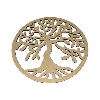 Piastra di ricarica Albero della vita – Legno intagliato