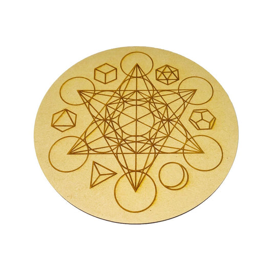 Piastra di ricarica Stella e bussola – Legno intagliato