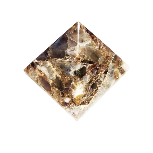 Piramide in ametista chevron – da 60 a 70 mm