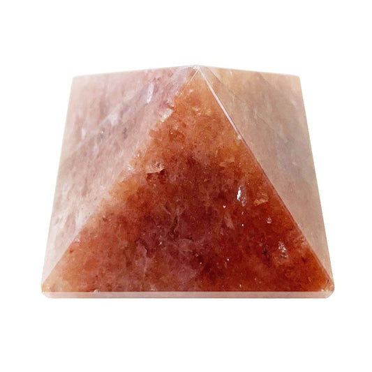 Piramide in pietra di luna arancione – da 60 a 70 mm