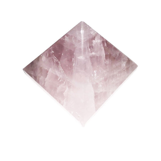 Piramide in quarzo rosa – da 60 a 70 mm