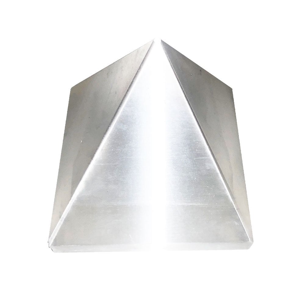 Piramide in selenite – da 50 a 60 mm