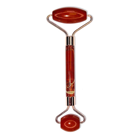 Rullo da massaggio in diaspro rosso – Roller
