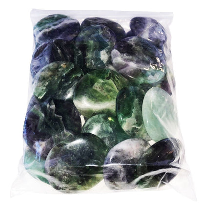 Ciottoli 1 kg di fluorite multicolore