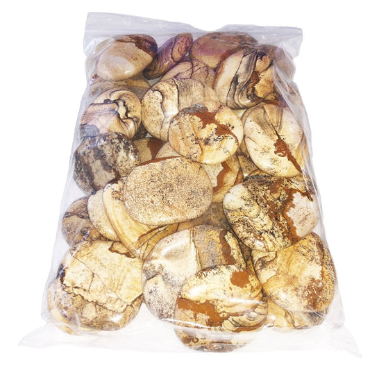 Ciottoli 1 kg di diaspro paesaggistico