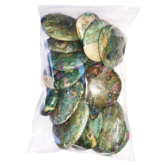 Ciottoli 500 g di rubino su fuchsite