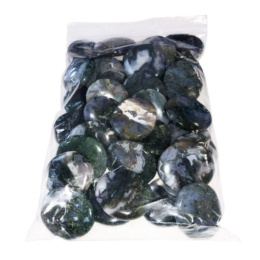 Pietre piatte 1 kg di agata muschiata