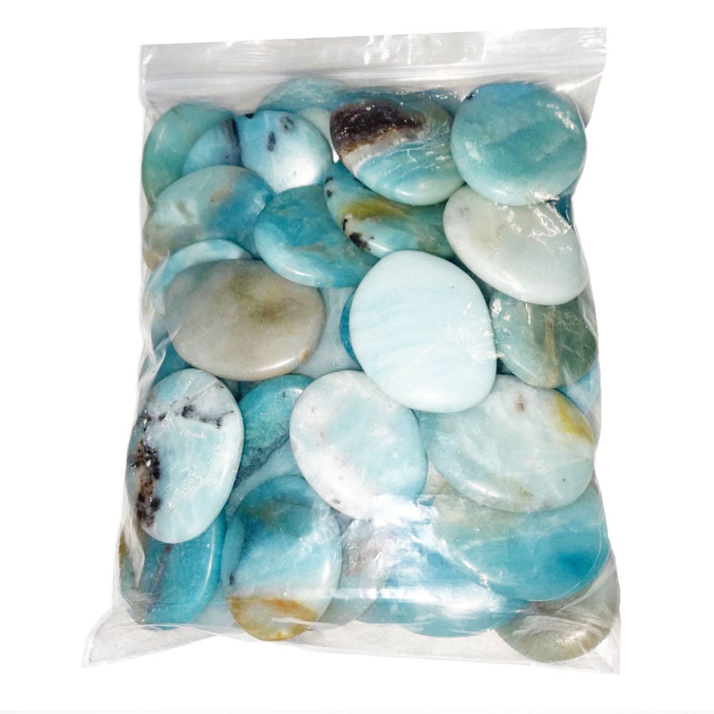 Pietre piatte 1 kg di amazzonite