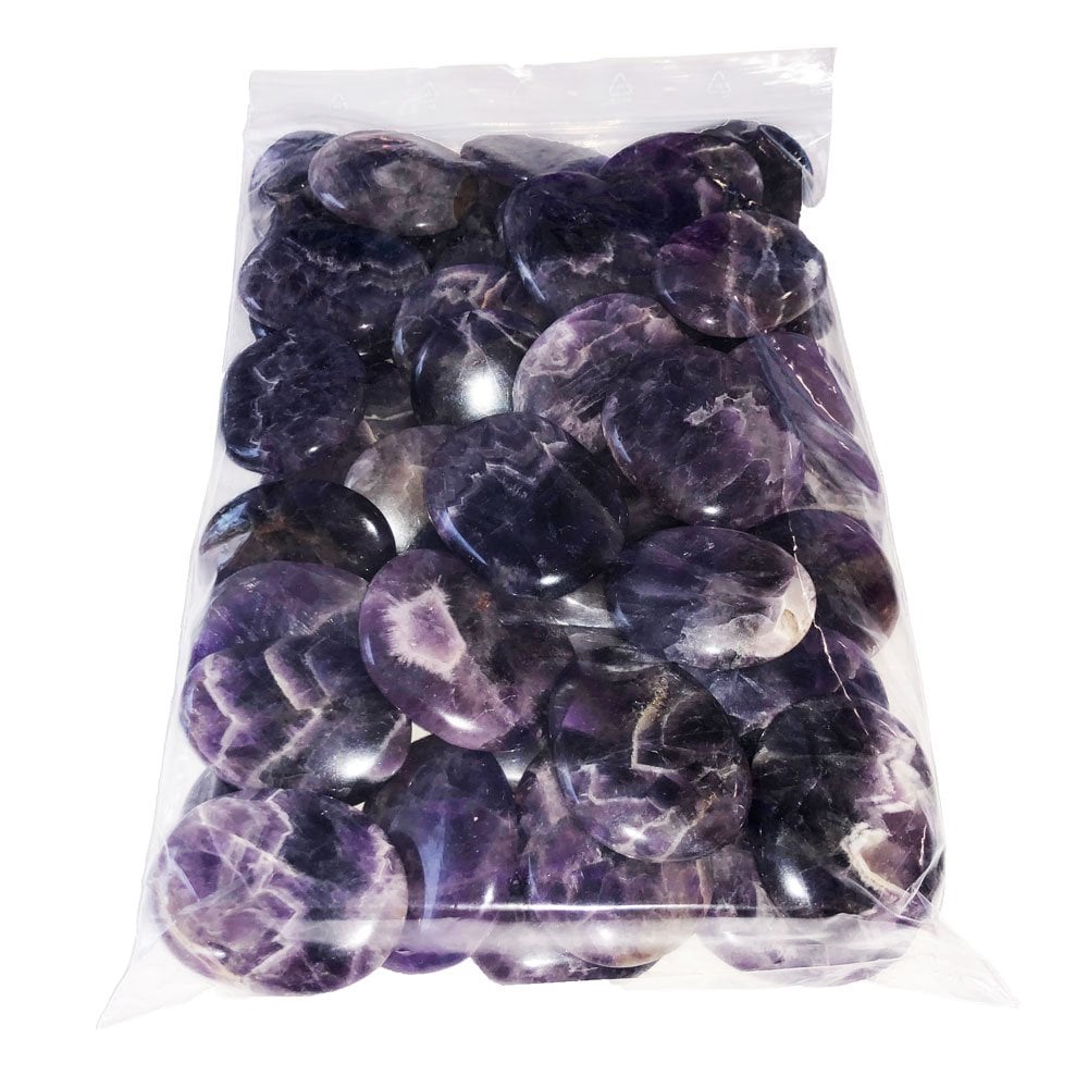 Pietre piatte 1 kg di ametista