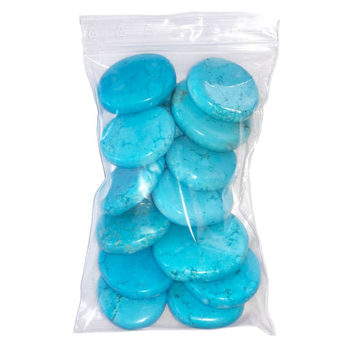 Pietre piatte 1 kg di howlite blu – 500 g