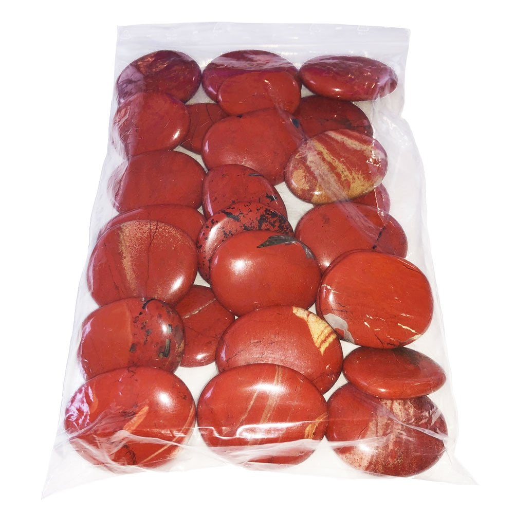 Pietre piatte 1 kg di diaspro rosso