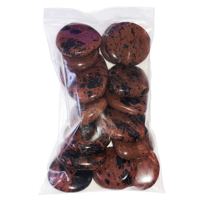 Pietre piatte 500 g di ossidiana mogano