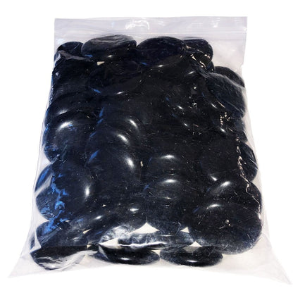 Pietre piatte 1 kg di ossidiana nera