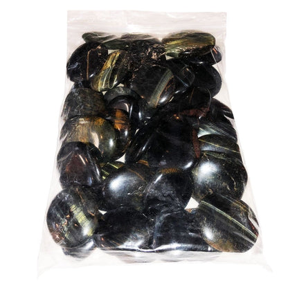 Pietre piatte 1 kg di occhio di falco